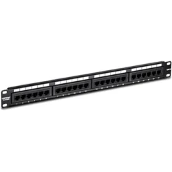 24-port Cat6 Unshielded Patch Panel