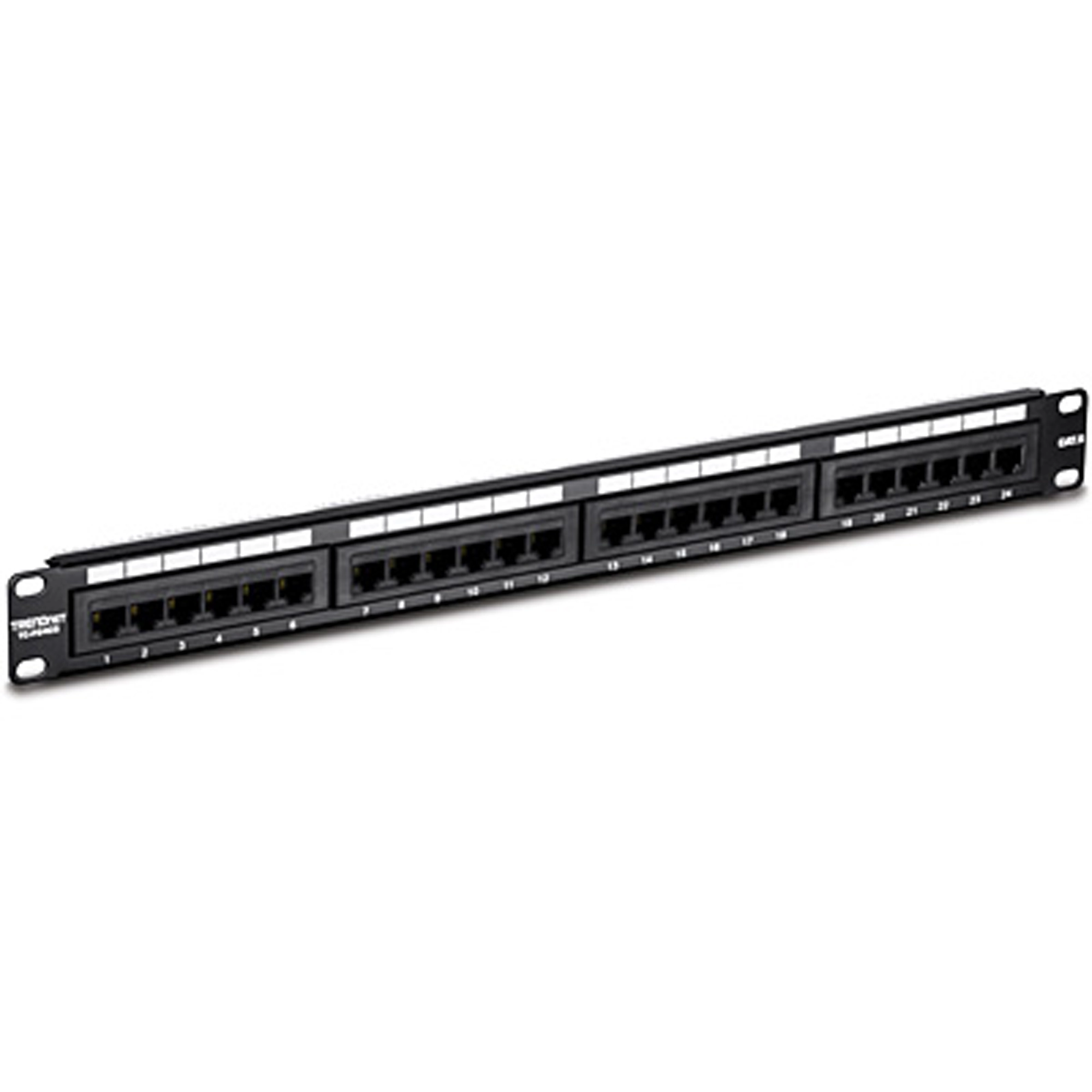 24-port Cat6 Unshielded Patch Panel