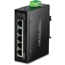 5-Port Industrial Gigabit Ethernet DIN-Rail Switch