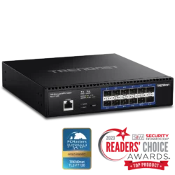12-Port 10G Layer 2 Managed SFP+ Switch