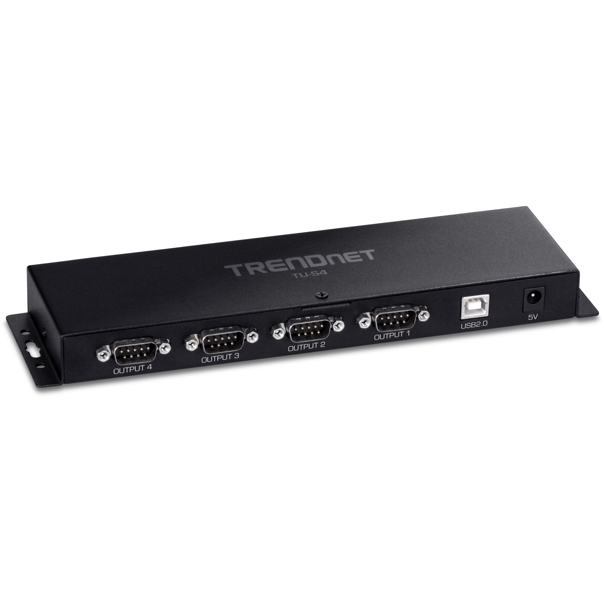 4-Port USB to Serial RS232 Hub